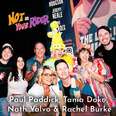 Paul Paddick (Captain Feathersword), Tania Doko, Nath Valvo & Rachel Burke