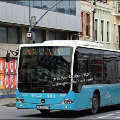 ASMR Public Transportation in Istanbul | U2 - ÖHO | Mercedes-Benz Conecto | Short Ride | Massive Kickdowns | İdling Sound | Retarder | ASMR - White Noise Bus