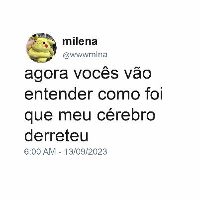#29 - agora vocês vão entender como foi que meu cérebro derreteu
