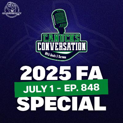 Jul 1: 2025 Canucks free agency special ft. Irfaan Gaffar (ep. 848)
