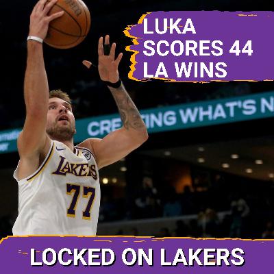 Luka Dončić Scores 44 in Return to Lineup, Lakers Beat Memphis 117-112 Luka Dončić Scores 44 in Return to Lineup, Lakers Beat Memphis 117-112