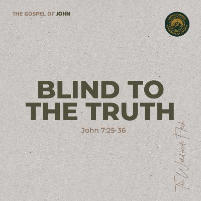 Blind to the Truth - John 7:25-36