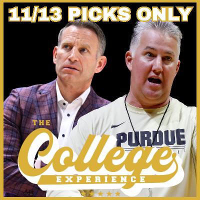 College Basketball PICKS ONLY - Thursday, November 13th | TCE Trims