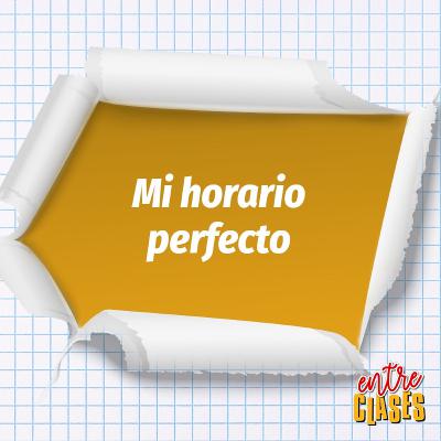 Mi Horario Perfecto