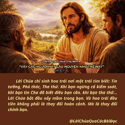 [24/02/2026] Lời Chúa Hôm Nay – Thứ Ba Tuần 1 Mùa Chay Năm A