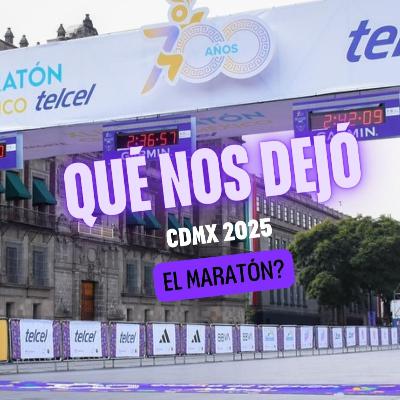 La hora de la verdad, los datos duros del maratón!!!