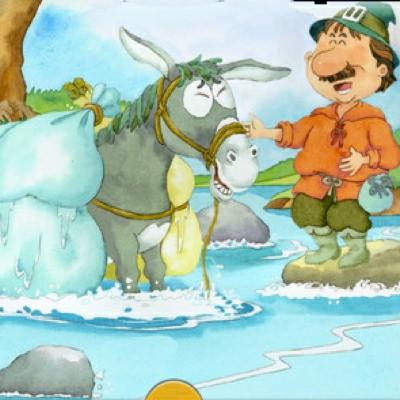 Salt merchant and his donkey