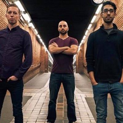 Adam (guitar), Bryant (drums), and Jacob (guitar) of The Dead Centuries