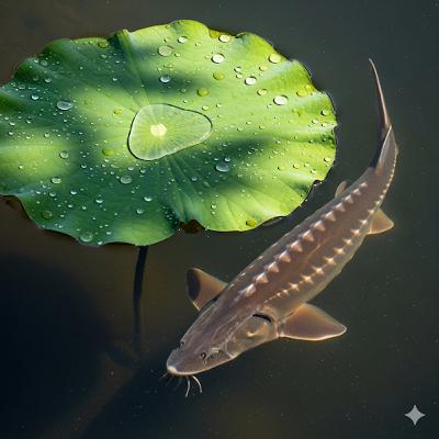 Lá sen và bí mật bảo quản cá tầm lâu hơn Lá sen và bí mật bảo quản cá tầm lâu hơn