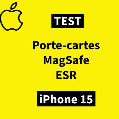 TEST Porte-cartes ESR avec boucle de doigt iPhone MagSafe