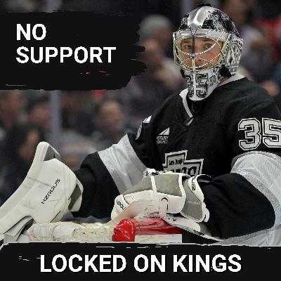 The LA Kings waste a great game from goalie Darcy Kuemper as the offense continues to struggle