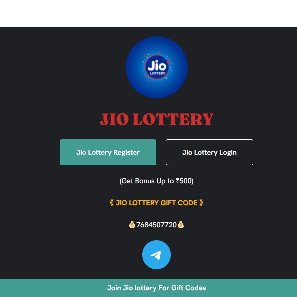 Jio Lottery Play and Win Big Every Day