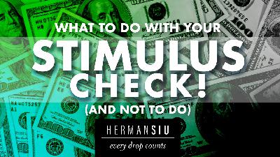 WHAT TO DO WITH YOUR STIMULUS CHECK WHAT TO DO WITH YOUR STIMULUS CHECK