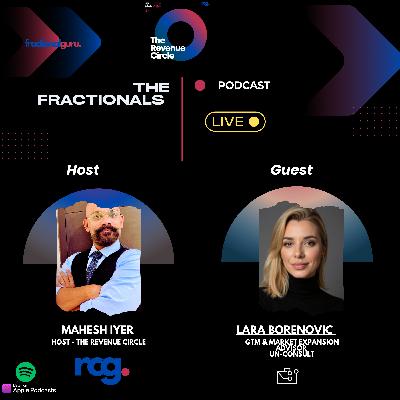 The Fractionals | Lara Borenovic - GTM & Sales Leader The Fractionals | Lara Borenovic - GTM & Sales Leader