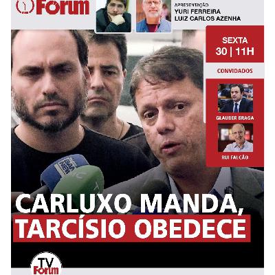 Depois de ameaça de Flávio Bolsonaro, Tarcísio se humilha diante de Carluxo | 30.01.26 Depois de ameaça de Flávio Bolsonaro, Tarcísio se humilha diante de Carluxo | 30.01.26