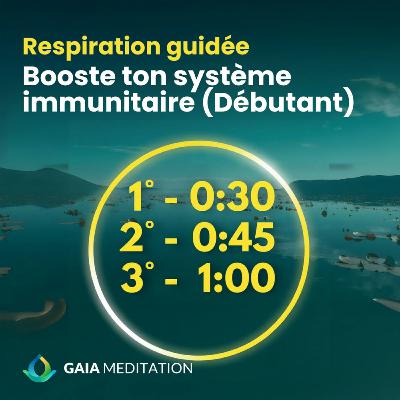 Respiration guidée pour booster le système immunitaire (débutant) Respiration guidée pour booster le système immunitaire (débutant)