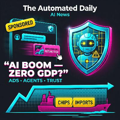 AI spending vs real GDP & ChatGPT ads and trust - AI News (Feb 24, 2026)