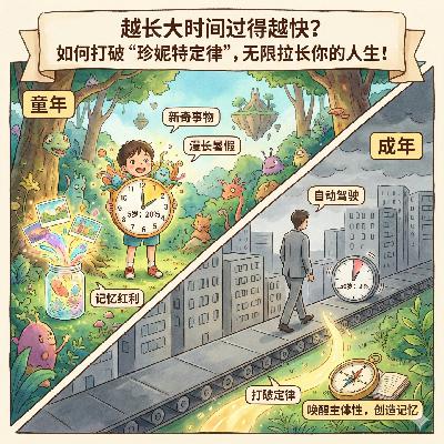 越长大时间过得越快?如何打破“珍妮特定律”,无限拉长你的人生! 越长大时间过得越快?如何打破“珍妮特定律”,无限拉长你的人生!