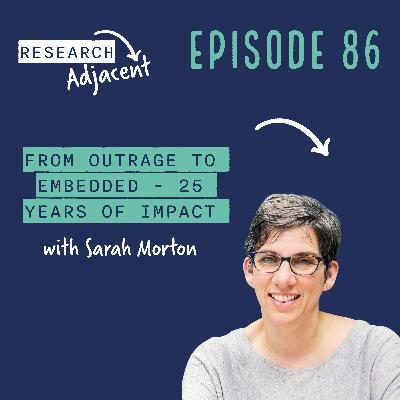 From outrage to embedded: 25 years of impact with Sarah Morton (Episode 86) From outrage to embedded: 25 years of impact with Sarah Morton (Episode 86)