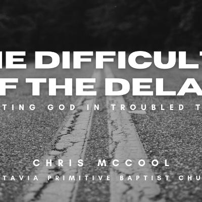 The Difficulty of the Delay: Trusting God in Troubled Times The Difficulty of the Delay: Trusting God in Troubled Times