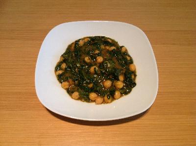 Saber Vegano 011: Espinacas con Garbanzos, la receta típica sevillana.