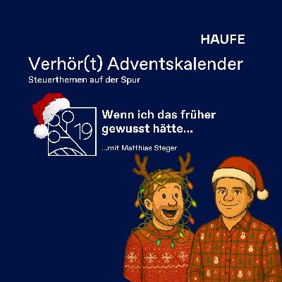 Wenn ich das früher gewusst hätte... mit Matthias Steger