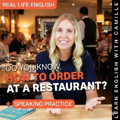 Ordering at a Restaurant + Speaking Practice - Beginner Intermediate English