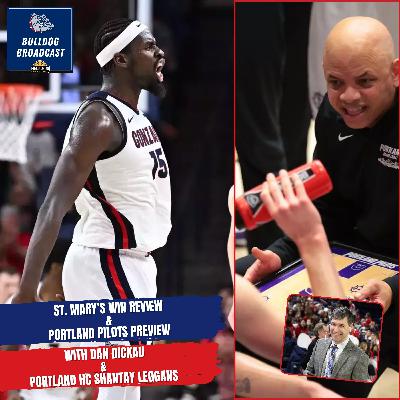 Zags Beat Gaels REVIEW + Portland Pilots Preview with Pilots HC Shantay Legans Zags Beat Gaels REVIEW + Portland Pilots Preview with Pilots HC Shantay Legans