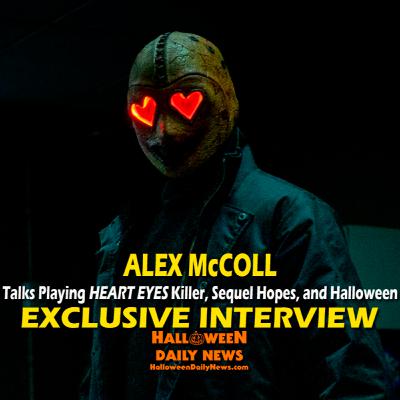 Alex McColl Talks Playing HEART EYES Killer in Valentine's Slasher, and Halloween