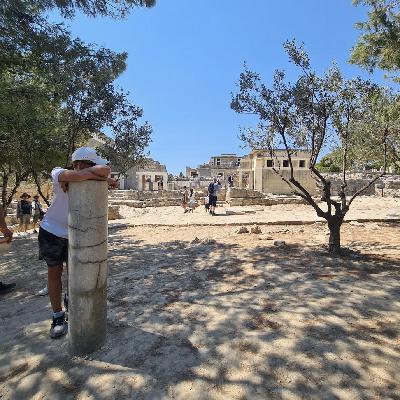 Knossos Palace, Crete, Greece on 17th July 2025 at 11.30am – by Giles Stokoe
