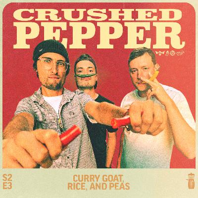 Curry Goat, Rice, and Peas