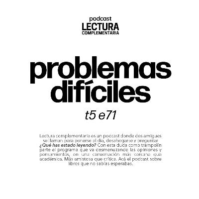 E71: Problemas difíciles E71: Problemas difíciles