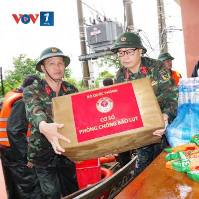 Tiêu điểm - Vững vàng áo lính giữa dòng lũ xoáy