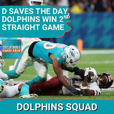 DOLPHINS SQUAD: Miami DOLPHINS SQUEAK BY Washington Commanders 16-13 in Overtime for 2nd STRAIGHT W DOLPHINS SQUAD: Miami DOLPHINS SQUEAK BY Washington Commanders 16-13 in Overtime for 2nd STRAIGHT W