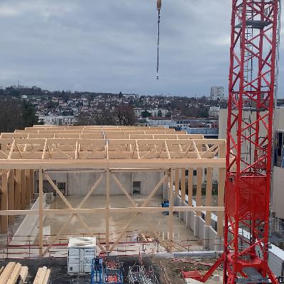 Au coeur du chantier : Visite du chantier du campus de l'ESTP à Cachan
