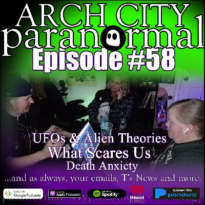 #58 - UFO Theories, What Scares Us, Paranormal Date #58 - UFO Theories, What Scares Us, Paranormal Date