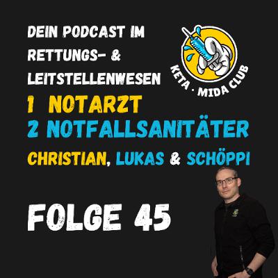 Folge 45 112 ist kein Spiel: Schöppi über Fehler, Druck & Leitstelle