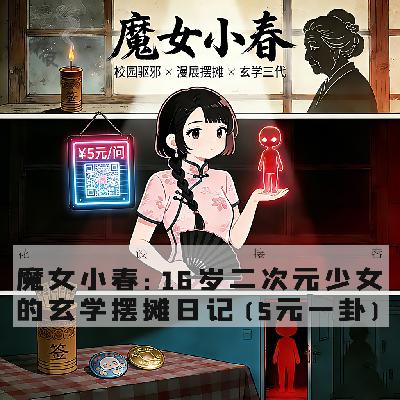 魔女小春：16岁二次元少女的玄学摆摊日记（5元一卦）