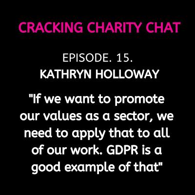 Cracking Charity Chat. Ep. 15. Kathryn Holloway, Friends of the Earth