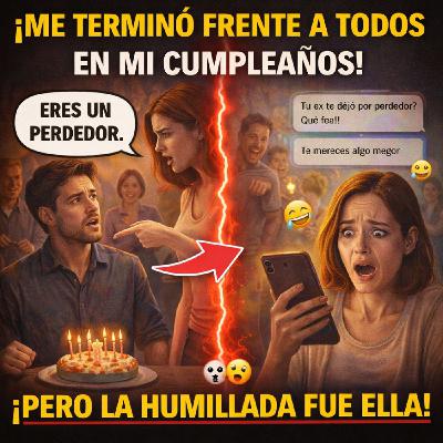 Mi novia ME TERMINO FRENTE A TODOS EN MI CUMPLEAÑOS para humillarme, pero la HUMILLADA fue ella
