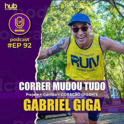 Ele corre TODOS os dias: 10km diários, 14 TONELADAS doadas e 780 dias sem parar | Gabriel Giga