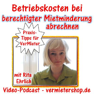 Nebenkosten abrechnen bei berechtigter Mietminderung im Abrechnungszeitraum - Immobooks.de
