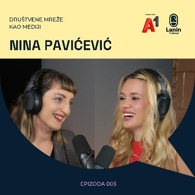 Društvene mreže kao mediji: Nina Pavićević | Lanin podkast 003