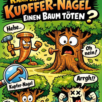 Crime Scene Garten--Kupfernagel tötet Bäume