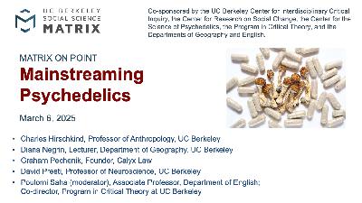 Matrix on Point: Mainstreaming Psychedelics