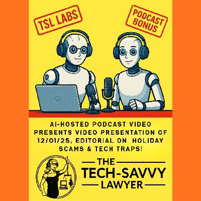 🎙️ TSL Labs 🔬 Bonus Podcast: Google's Notebook LLM "Deep Dive" on December 1st, 2025, editorial on the the Lawyer's Defense Against Holiday Scams and 'Bargain' Tech Traps! 🎙️ TSL Labs 🔬 Bonus Podcast: Google's Notebook LLM "Deep Dive" on December 1st, 2025, editorial on the the Lawyer's Defense Against Holiday Scams and 'Bargain' Tech Traps!