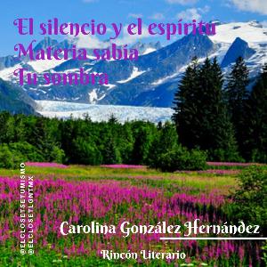 Rincón literario: El silencio y el espíritu, materia sabía y tu sombra. Rincón literario: El silencio y el espíritu, materia sabía y tu sombra.