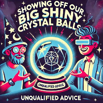 Showing off Our Big Shiny Crystal Balls 🔮🔮