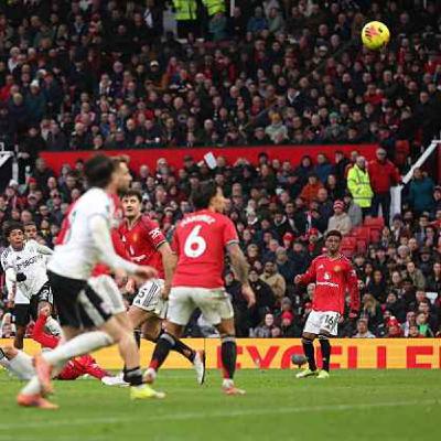 Hear Kevin's stunning strike at Old Trafford hit the net
