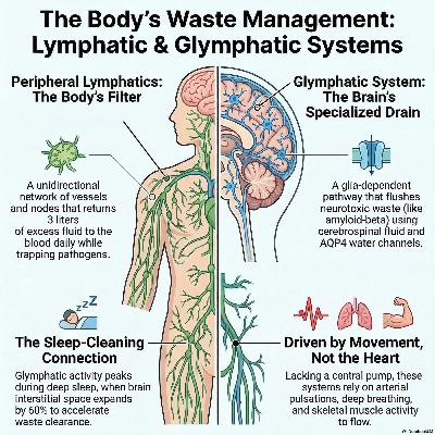 Your Body’s Hidden Drainage System: The Science of Swelling, Sleep & Recovery 💧🧠